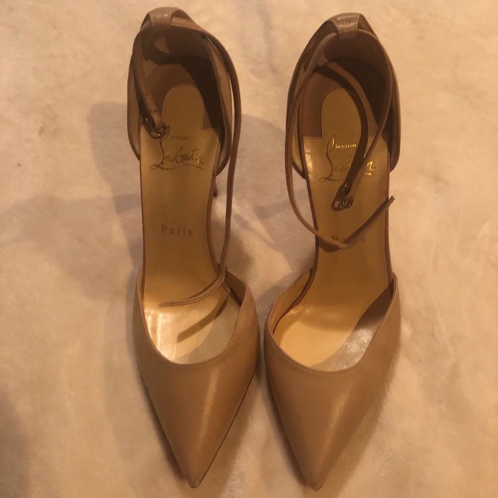 Christian Louboutin uptown  strap pumps brand new